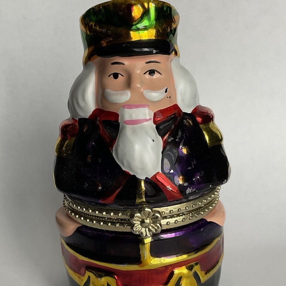 VTG Mr.Christmas Nutcracker Toy Soldier‎ Music Box Plays Dance Sugar Plum Fairy